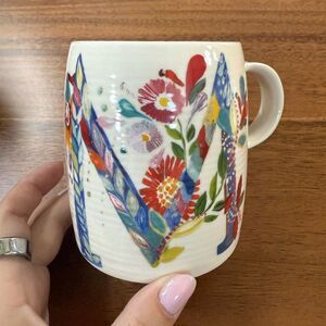 Anthropologie Starla Halfmann Petal Floral
Palette M Mug